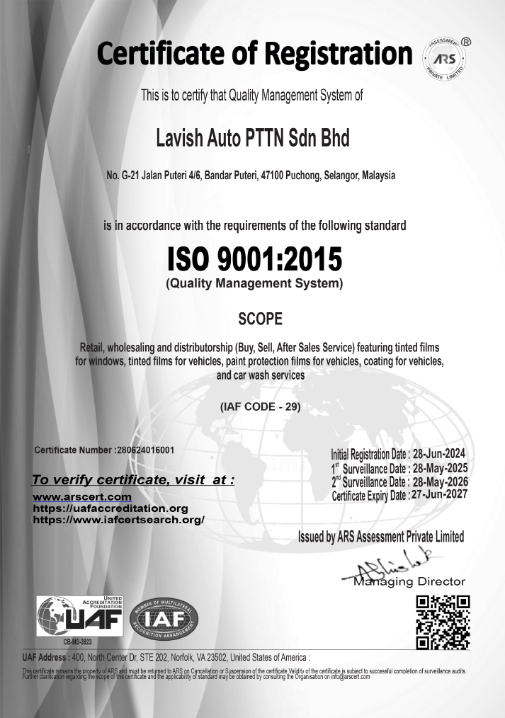 ISO 9001 Certification
